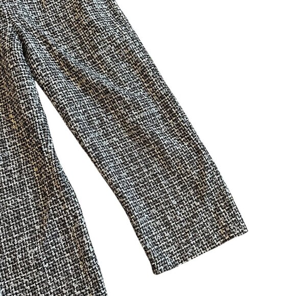 English Factory Short Sleeve Tweed Jumpsuit Cropped Length Gold Size Medium - Picture 5 of 14